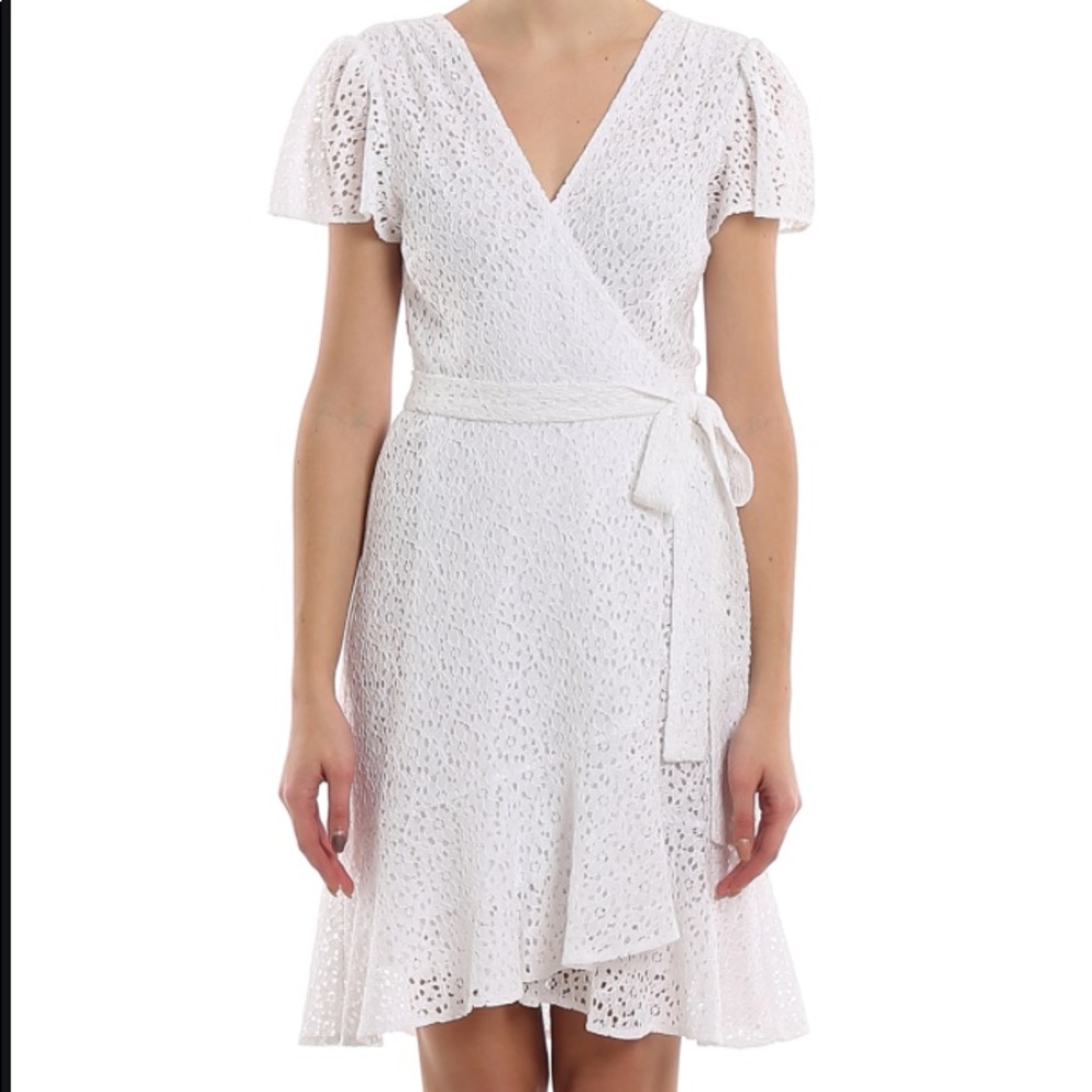 Michael kors lace wrap dress
